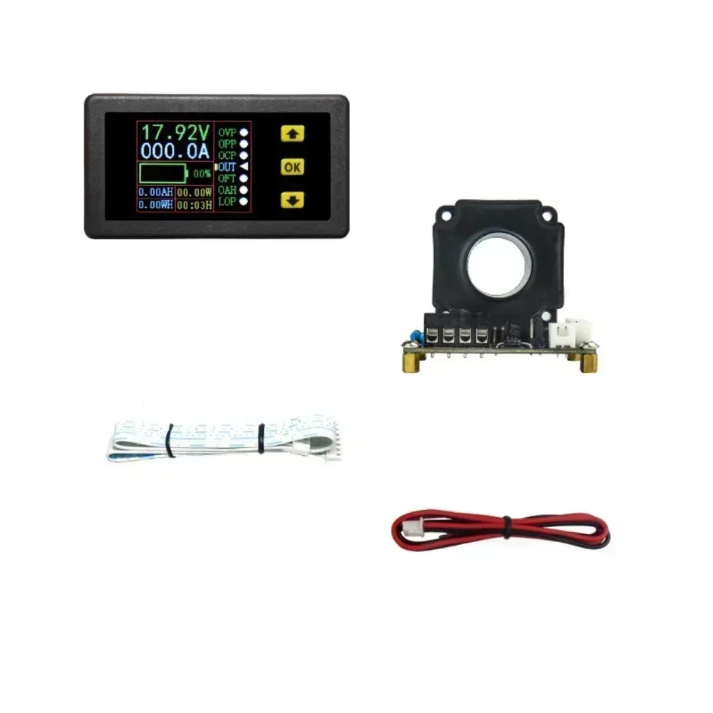 Battery Monitor Coulometer - VAC9010H 홀 쿨롱 미터 컬러 LCD