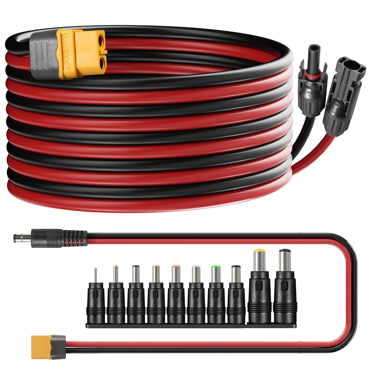 Solar Cable Mc4 Connector - 10피트 12AWG 태양광 케이블 XT60 충전