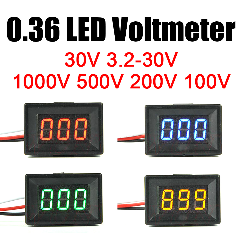 Battery Monitor Coulometer - LED 디지털 전압계, 전압 디스플레이, 배터리