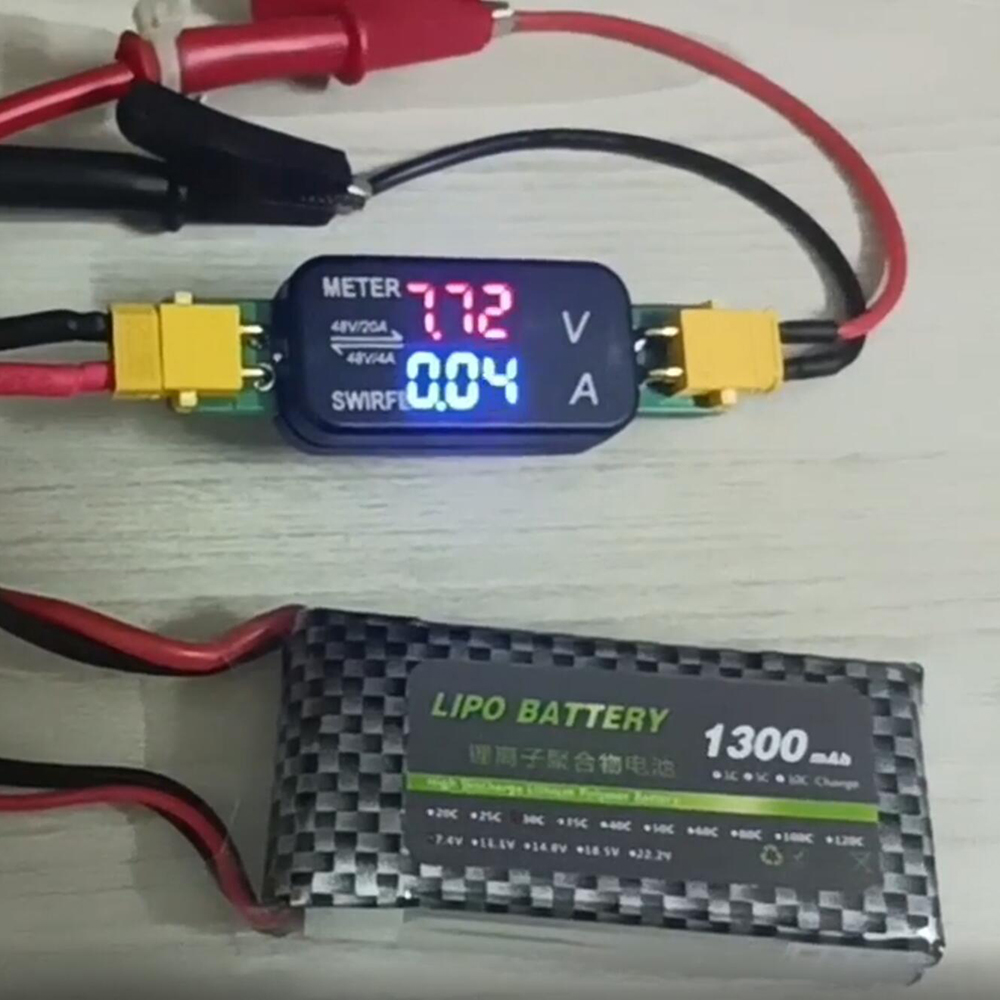 Battery Monitor Coulometer - DC 양방향 전압계 전류계 디스플레이, LED