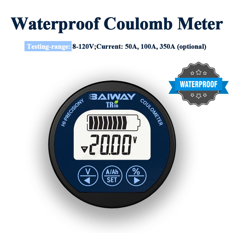 Battery Monitor Coulometer - TR16 80V 50A 100A 350A 전기