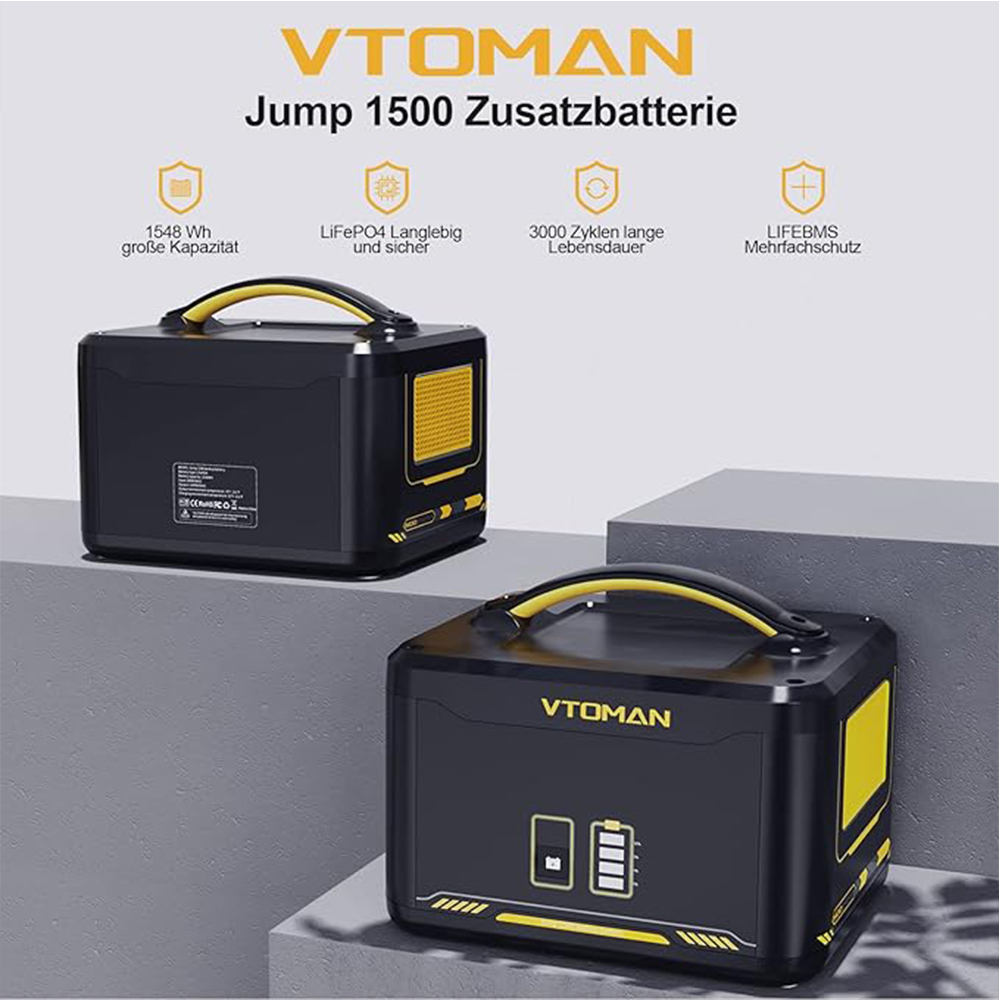 VTOMAN Jump 1500 추가 배터리 1548Wh - Lifepo4 Battery Pack 리뷰 및 가격