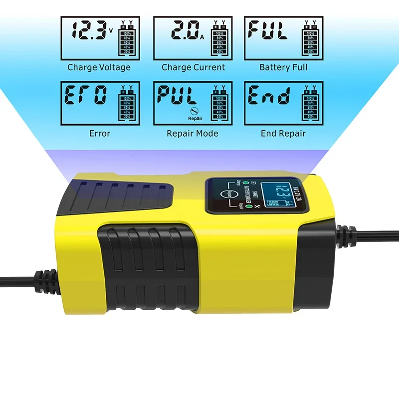 새로운 휴대용 자동 2A 6V 12V 자동차 배터리 충 - Agm Deep Cycle Battery 리뷰 및 가격