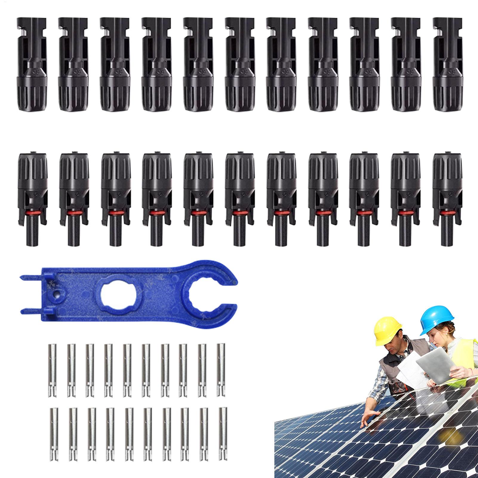 10 쌍 MC4 광전지 태양 커넥터 효율성 태양 광 케 - Solar Cable Mc4 Connector 리뷰 및 가격