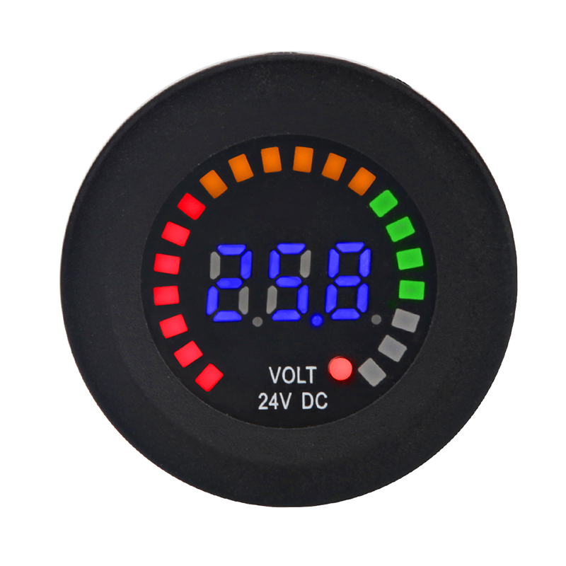 24V 12V DC 전압계 컬러 LED 디지털 디스플레 - Battery Monitor Coulometer 리뷰 및 가격