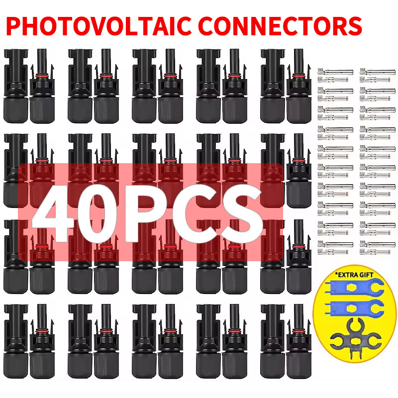 400/200/100/40/20/10 Pcs 광전지 태 - Solar Cable Mc4 Connector 리뷰 및 가격