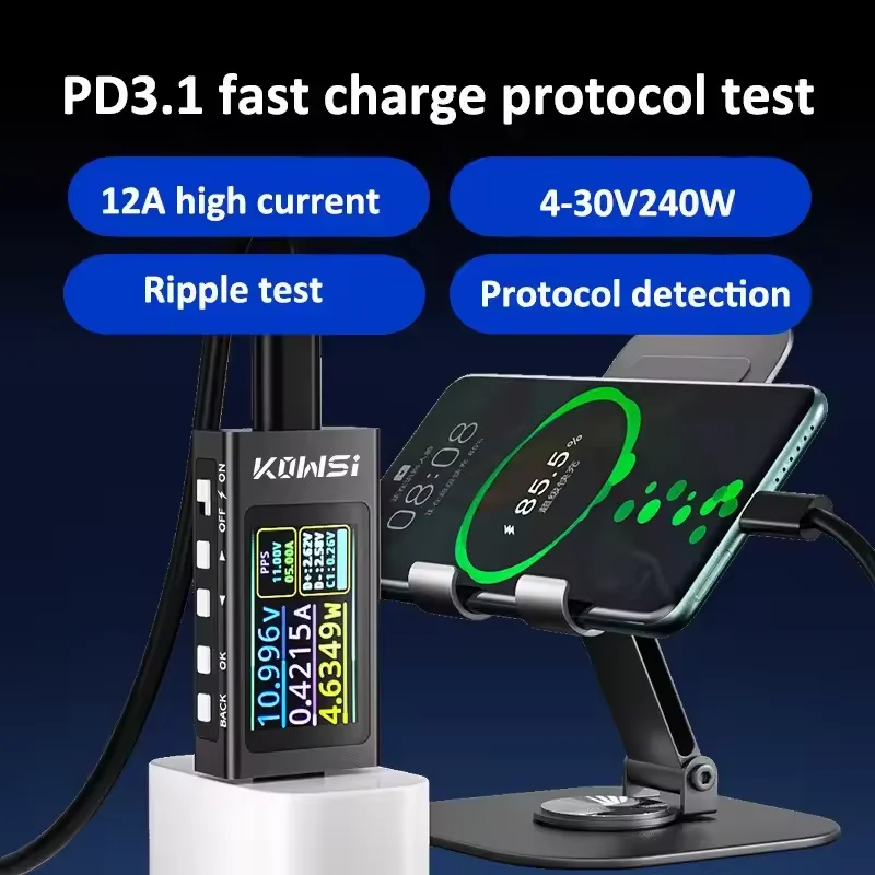KWS-X1 Type-C 전류 및 전압 모니터 DC 4 - Battery Monitor Coulometer 리뷰 및 가격