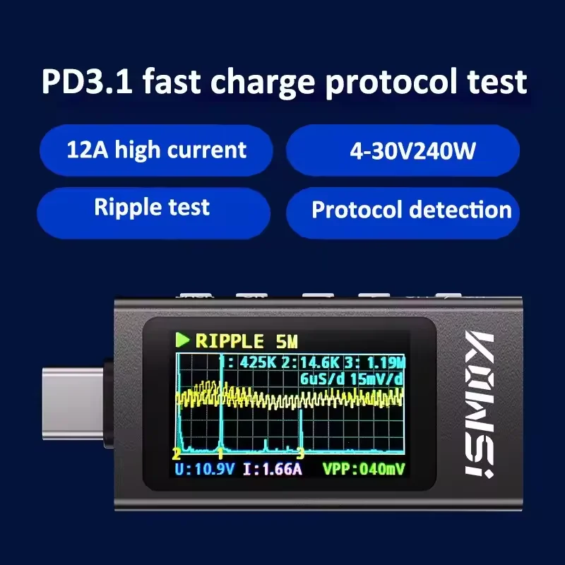 KWS-X1 Type-C 전류 및 전압 모니터 DC 4 - Battery Monitor Coulometer 리뷰 및 가격
