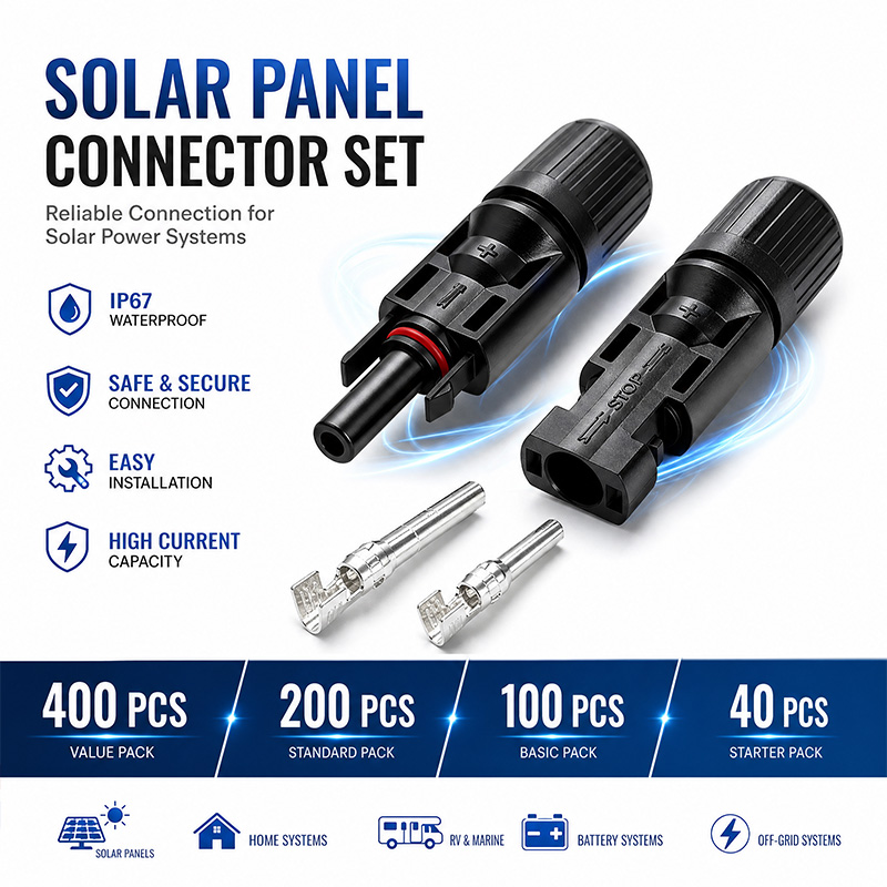 600/400/200/100/40/20 PCS 태양광  - Solar Cable Mc4 Connector 리뷰 및 가격