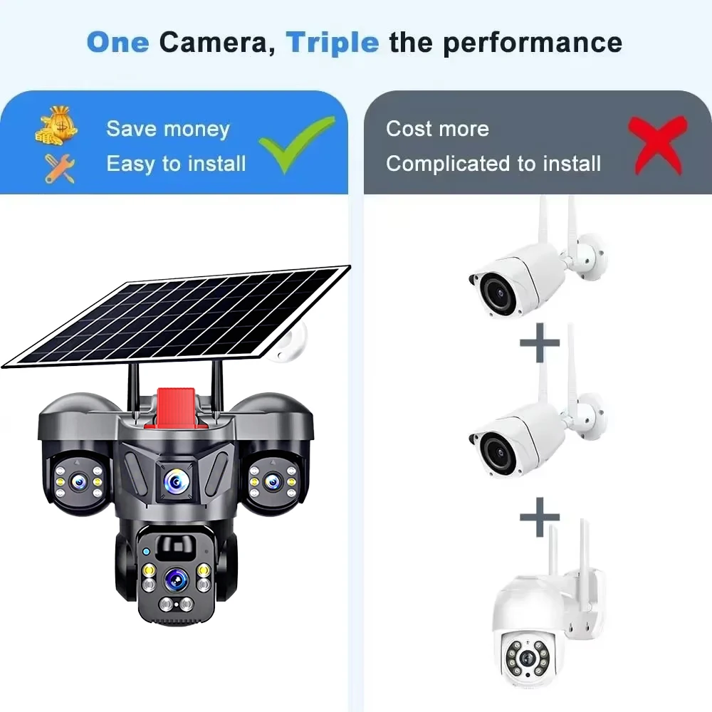 KERUI 야외 PTZ 6MP 4G SIM WIFI 태 - Solar Panel Tilt Mount 리뷰 및 가격