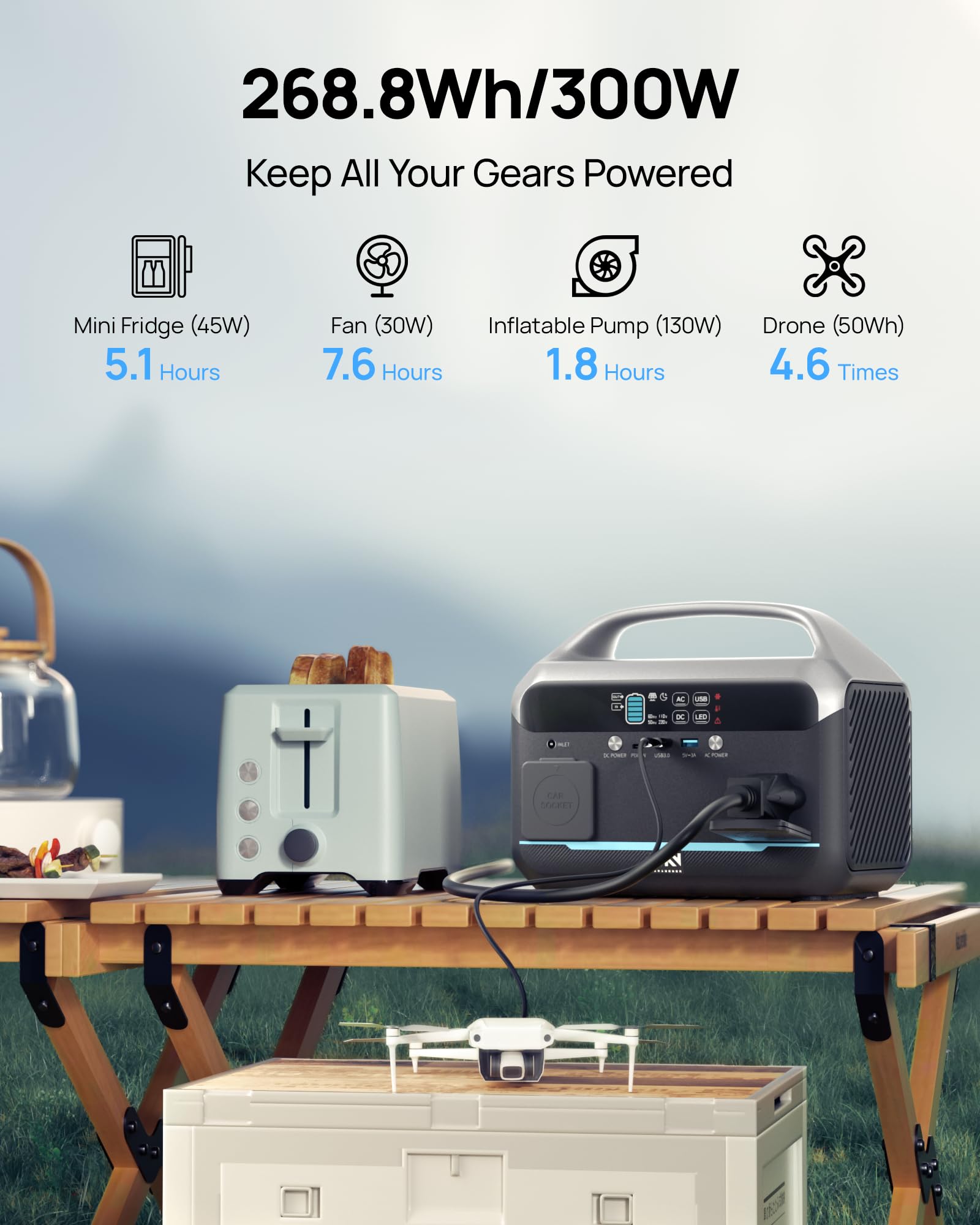 다라네너 NEO300L 350W 휴대용 파워스테이션,  - Lifepo4 Battery Pack 리뷰 및 가격